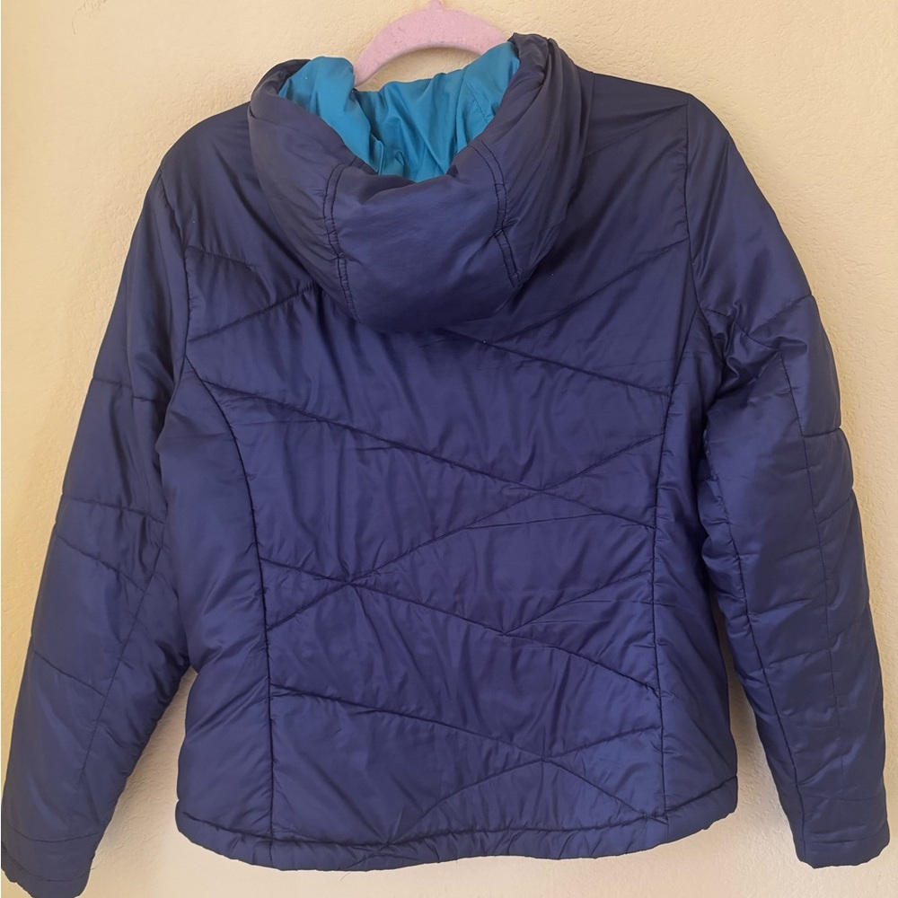 Orvis Trout Bum Blue/Teal Women's Puffer Jacket Size Medium GUC - Picture 2 of 6